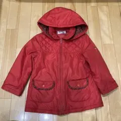 familiar フード付きキルティングコート 110