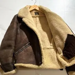 美品✨AVIREXレザージャケット B-3 40リアルムートン アメリカ製