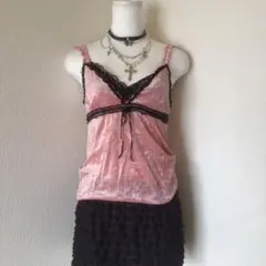 y2k 00s archive 平成ギャル　姫ギャル　グランジキャミソール