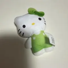 ハローキティ ぬいぐるみ 緑色