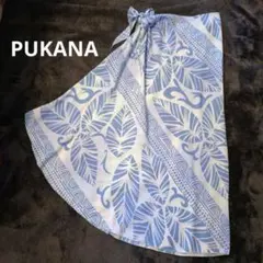PUKANA パレオスカート　2WAY タヒチアン　フラダンス　ハワイアン