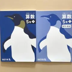四谷大塚 予習シリーズ 算数 5年 上 解答と解説セット