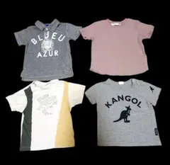 男の子 半袖Tシャツ トップス カンゴール ブルーアズール フタフタ 90 4点のサムネイル
