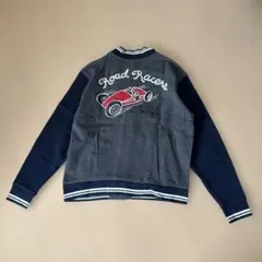 ロードレーサー刺繍ボンバージャケットスウェットそ