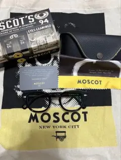 美品 MOSCOT LEMTOSH ブラック クリアレンズのサムネイル