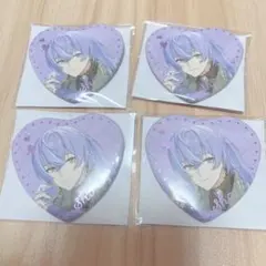 にじさんじ 星導ショウ バレンタイン ハート缶バッジ