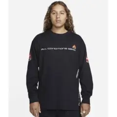 【美品】NIKE ACG ナイキ ロングTシャツ ロンT ブラック XL
