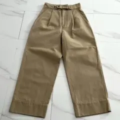 極美品 マーガレットハウエル 25SS ウォッシュドコットンツイル トラウザー 極美品 2025AW マーガレットハウエル COTTON TWILL トラウザー - メルカリ