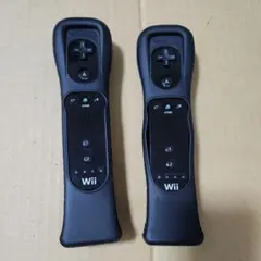 Wii リモコン モーションプラス コントローラー　ブラック 2個