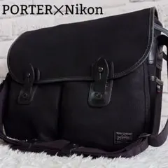 ポーター ショルダーバッグ Nikonコラボ カメラバッグ ブラック 斜め掛け
