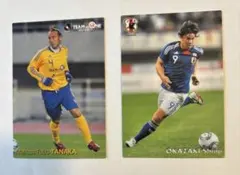 2011年のカードです！日本代表チームカード 岡崎慎司　田中マルクス闘莉王