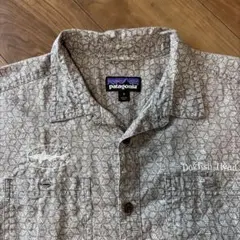 344 Patagonia 半袖シャツ M 企業コラボのサムネイル