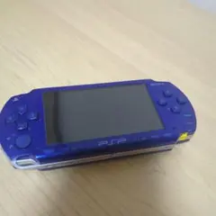 PSP-1000 メタリックブルー 通電のみ確認ジャンク