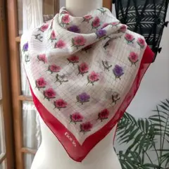Fiorio Vintage70' シルクシフォンスカーフ　Italy