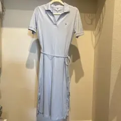 Tommy Hilfiger 半袖ポロドレス ライトブルー