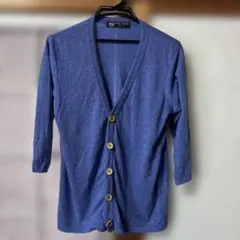 ブルーカーディガン Mサイズ