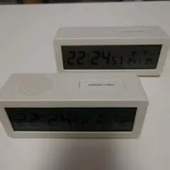 無印良品 デジタル電波時計（大音量アラーム機能付）のサムネイル