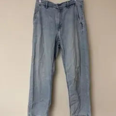 UNIQLO ライトブルーストレートデニムパンツ