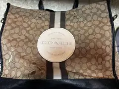 COACH トートバッグ ベージュと黒