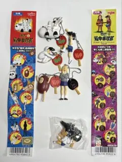 行け！稲中卓球部 ダブルキーチェーンマスコットpart1×5個 part2×1個