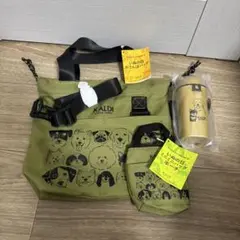未使用　タグ付き　カルディ　KALDI いぬの日おさんぽバッグ