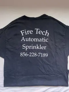 Hanes Fire Tech Tシャツ 黒色 コットン製