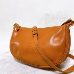 IL BISONTE イルビゾンテ レザー ショルダーバッグ ヤキヌメ 本革
