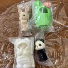 シルバニアファミリー　赤ちゃんアドベンチャーシリーズ　パンダ　みるくウサギ