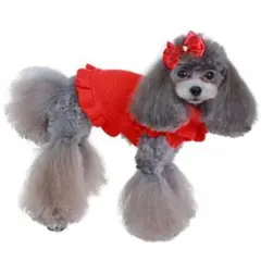 新品　GODPIVA moss stitchフリルニットワンピース