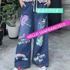 ハローサンフランシスコ♡カラフルペイントデニム
