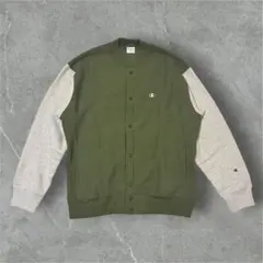 Champion チャンピオン スナップカーディガン オリーブのサムネイル
