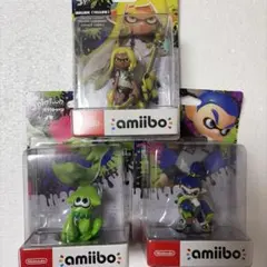 Switch スプラトゥーン3 Nintendo 任天堂　amiibo 3体