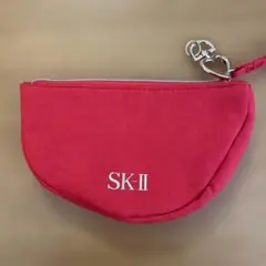 SK-II 赤　ファスナー付きポーチ