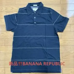 [新品未使用]BANANA REPUBLIC 半袖ポロシャツ メンズM