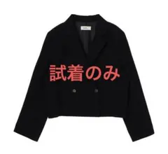アースミュージックアンドエコロジー ショートテーラードジャケット ブラック Fのサムネイル