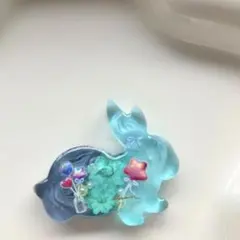 再販△】レジン ヘアゴム うさぎ いちご ピンク◡̈♥︎マーブル - メルカリ