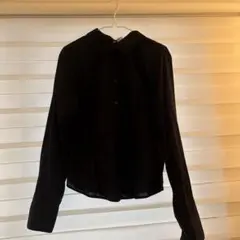 p*r様 黒の長袖シャツ