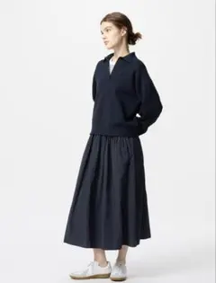 ユニクロ　ボリュームギャザースカート