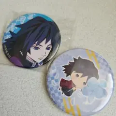 鬼滅の刃 冨岡義勇 缶バッチ