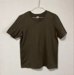 UNIQLO 半袖Tシャツ　Mサイズ　ダークブラウン
