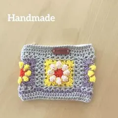 ポーチ　サニタリーポーチ　マルチケース　グラニースクエア　ハンドメイド