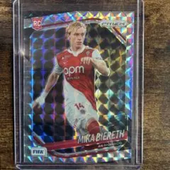 Mika Biereth Mosaic Prizm Rookie Card