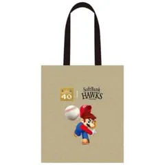 SoftBank HAWKS スーパーマリオブラザーズ40周年 トートバッグ