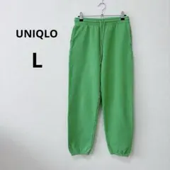 UNIQLO 【L】 グリーン ジョガーパンツ