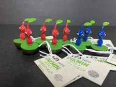 ピクミン ゆらゆらフィギュア 2種 8個セット 赤　青