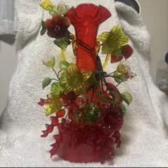 琉球ガラス 大城孝栄 花瓶 共箱 - メルカリ
