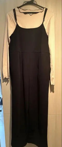 Milk tea マタニティ サロペット&授乳トップスのセット