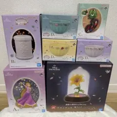 ディズニープリンセス一番くじラプンツェル まとめ売りラストワン賞A賞B賞C賞D賞