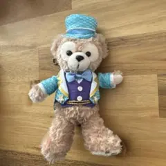 Disney ディズニー　ダッフィー　ぬいぐるみバッチ