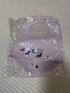 familiar シリコン製お食事エプロン ピンク　スタイ